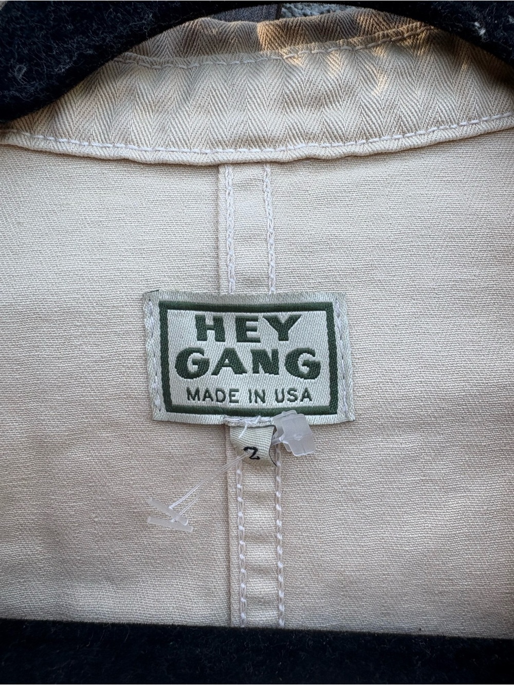 Hey Gang Barn Jacket + Chore Pants in Natural - Picture 4 of 14